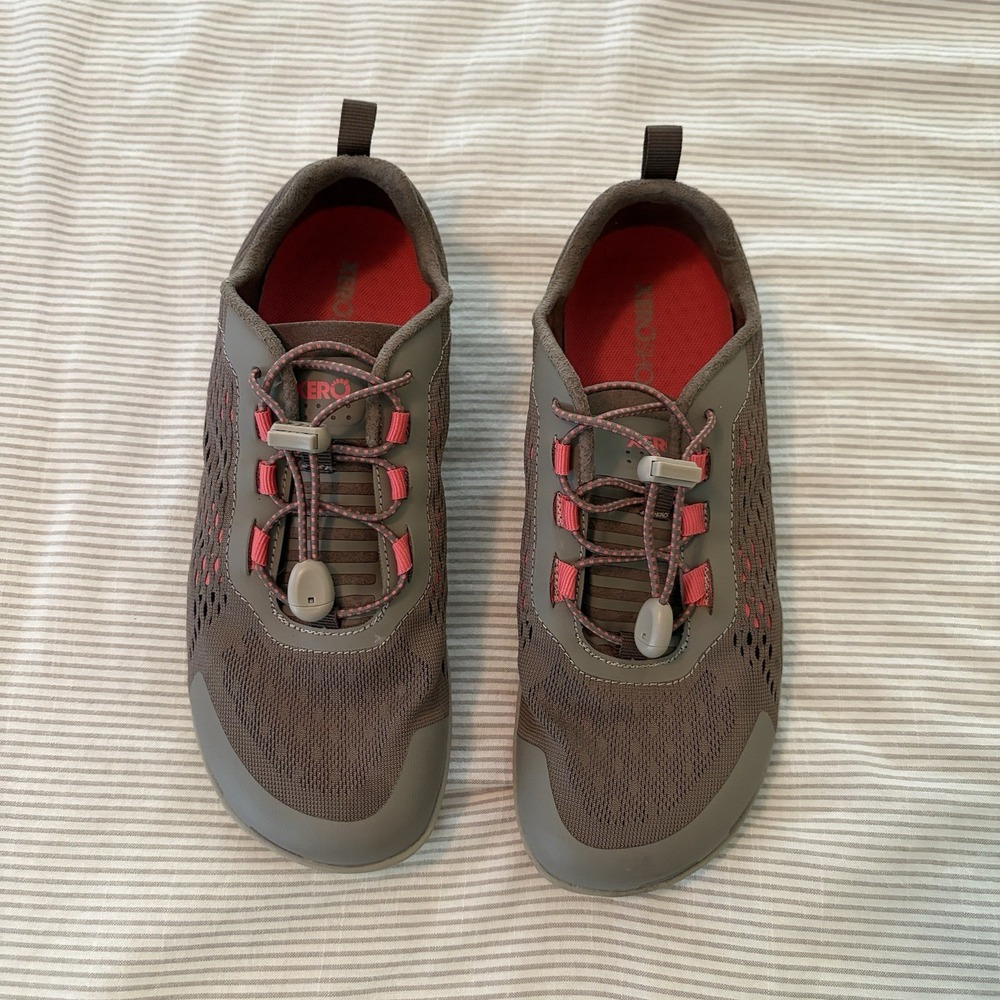Xero Shoes Aqua X Sport 8.5 Minimalist Water Shoes Barefoot Morel Sunset Coral